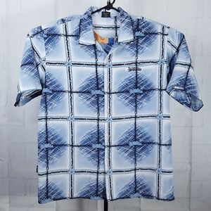 SouthPole Mens XL Blue  Short Sleeve Shirt
